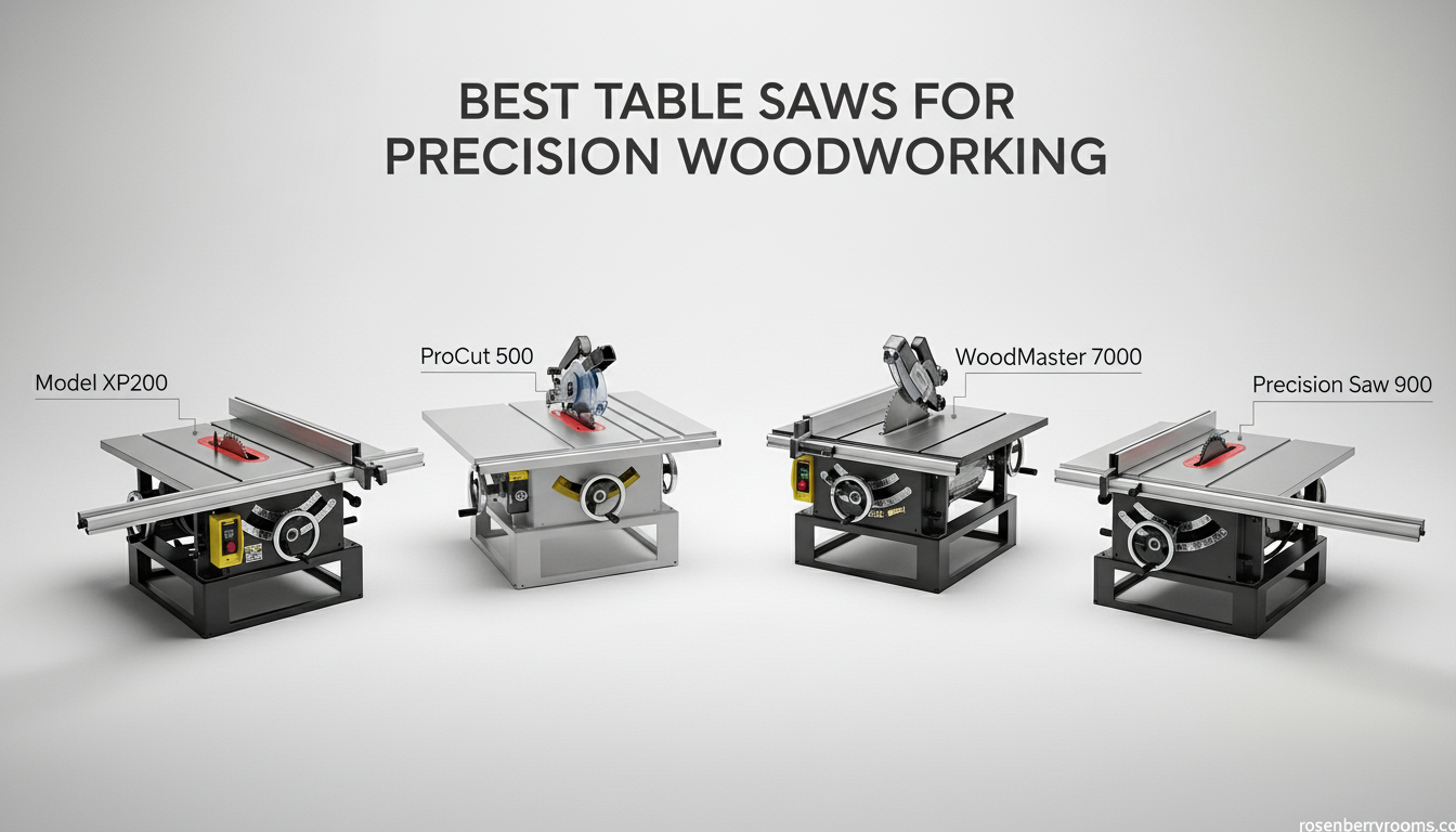 Best Table Saws for Precision Woodworking