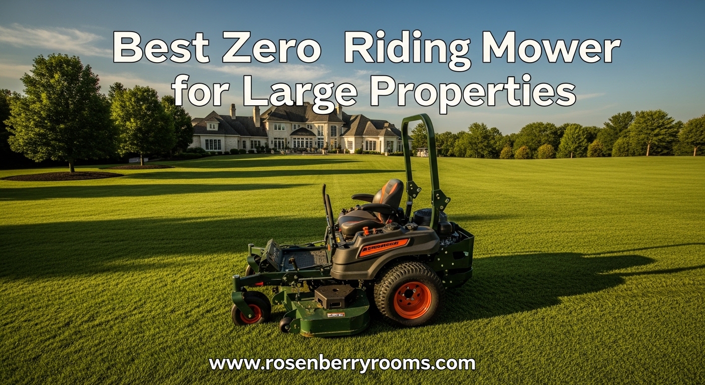 Best Zero Turn Riding Mower for Large Properties