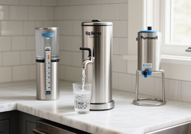 Best Gravity-Fed Stainless Steel Water Purifiers