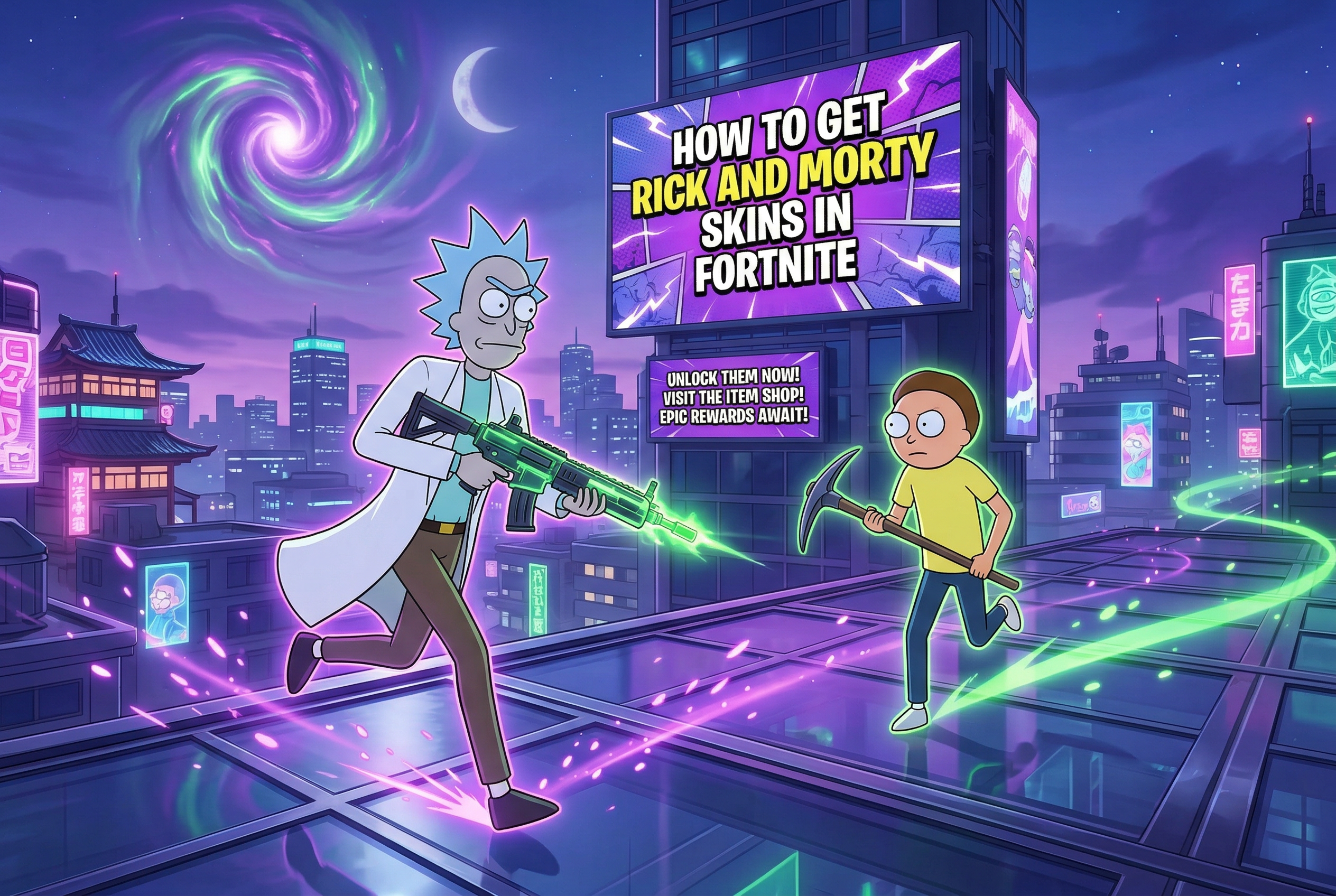 How to Get Rick and Morty Skins in Fortnite
