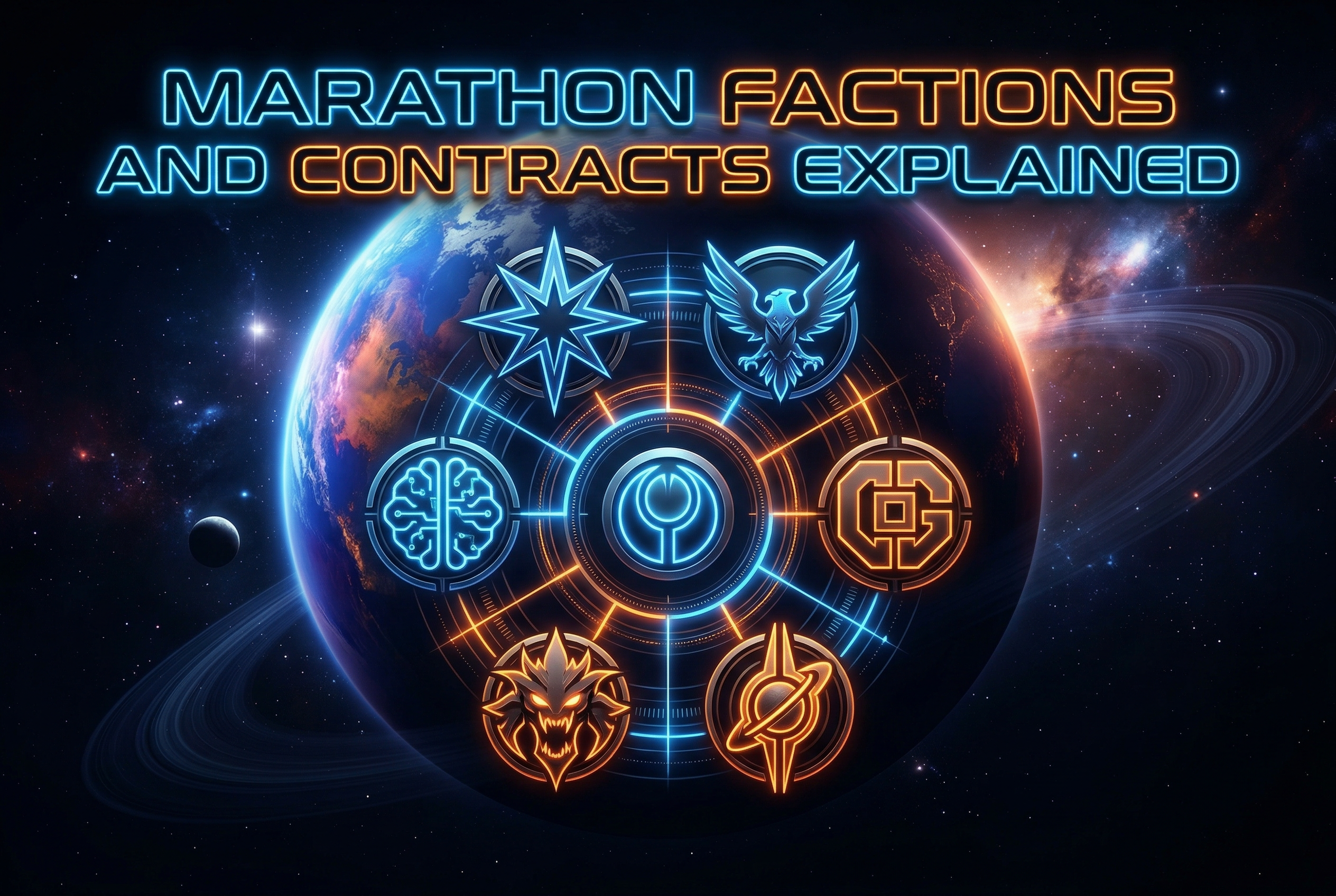 All Marathon Factions and Contracts Explained