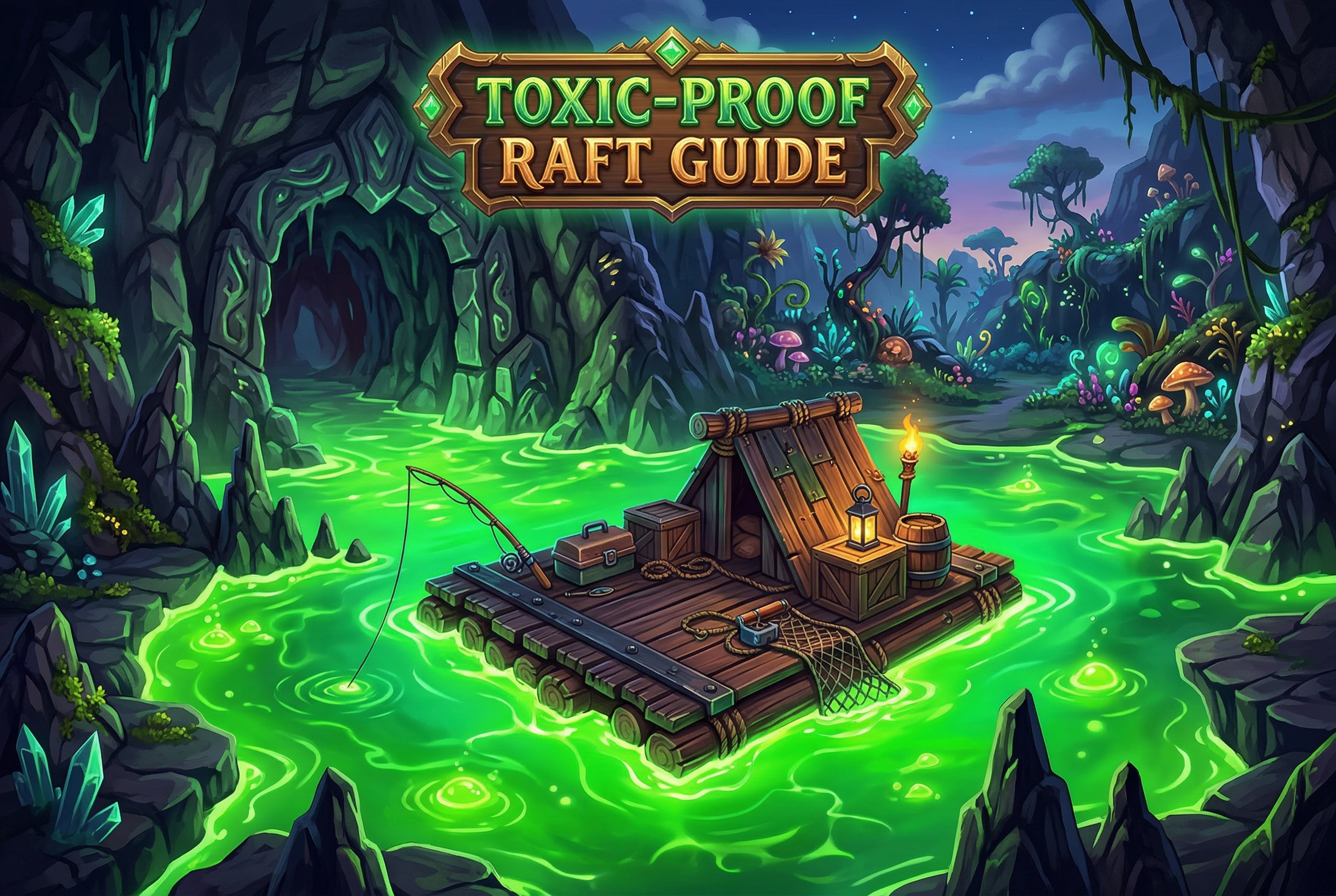 How to Get Toxic-Proof Raft and Reach Living Garden in Fisch