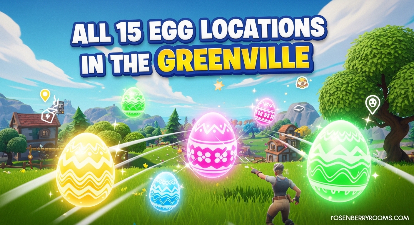 All 15 Egg Locations in the Greenville