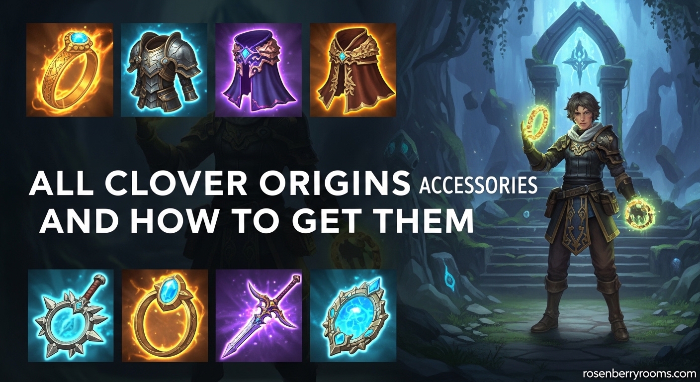 All Clover Origins Accessories and How to Get Them