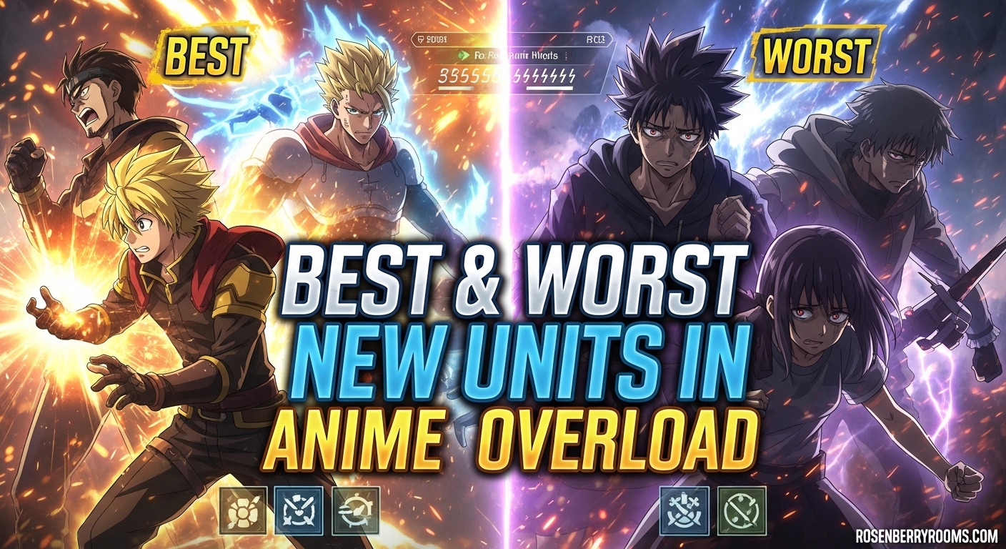 Best & Worst New Units in Anime Overload