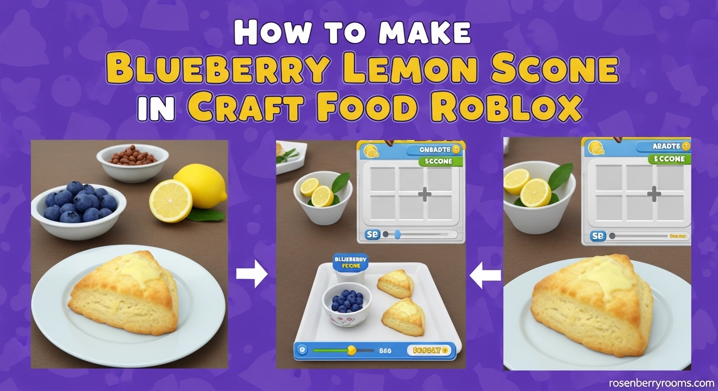 Blueberry Lemon Scone