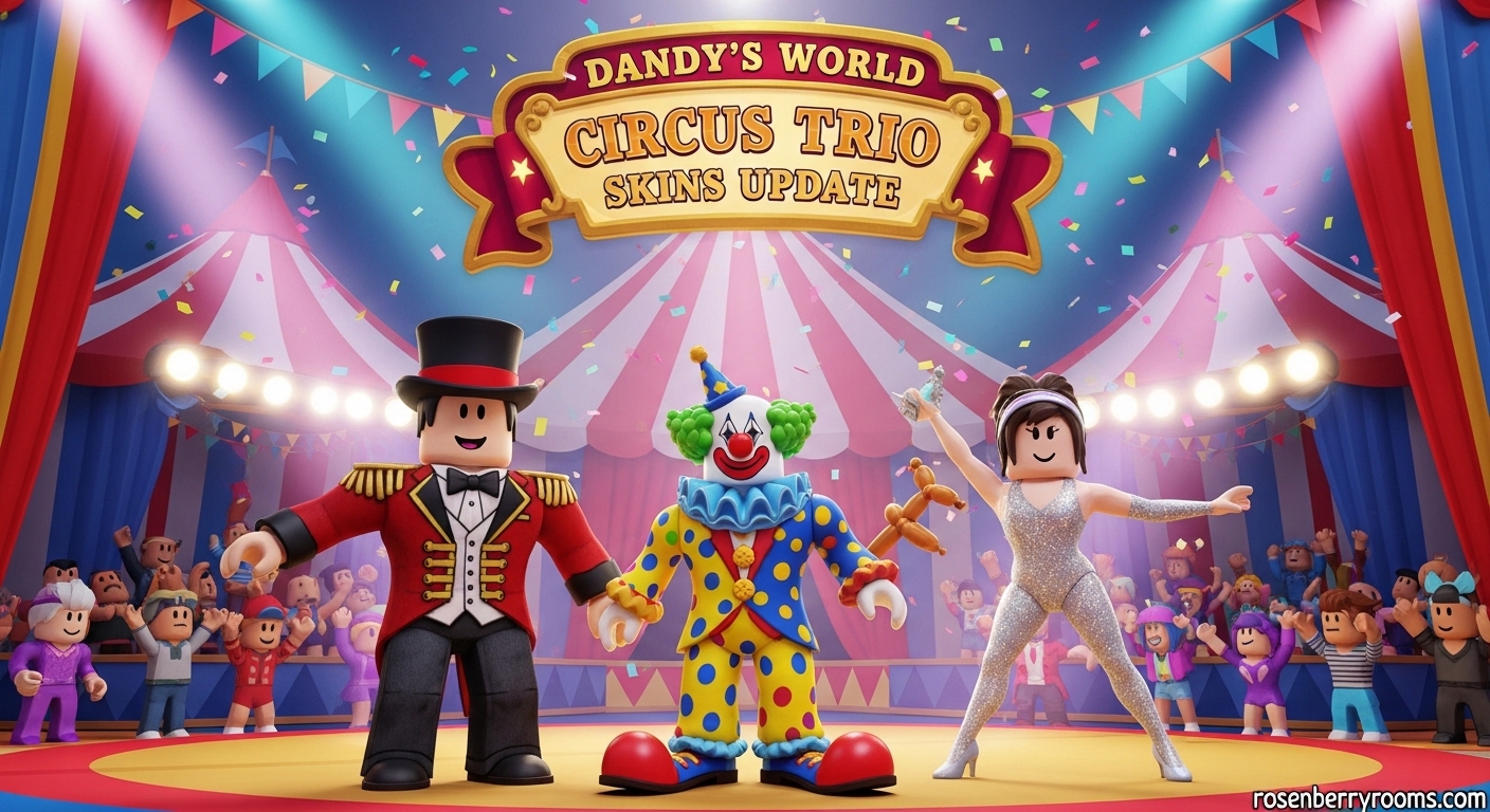 Dandy's World Circus Trio Skins Update