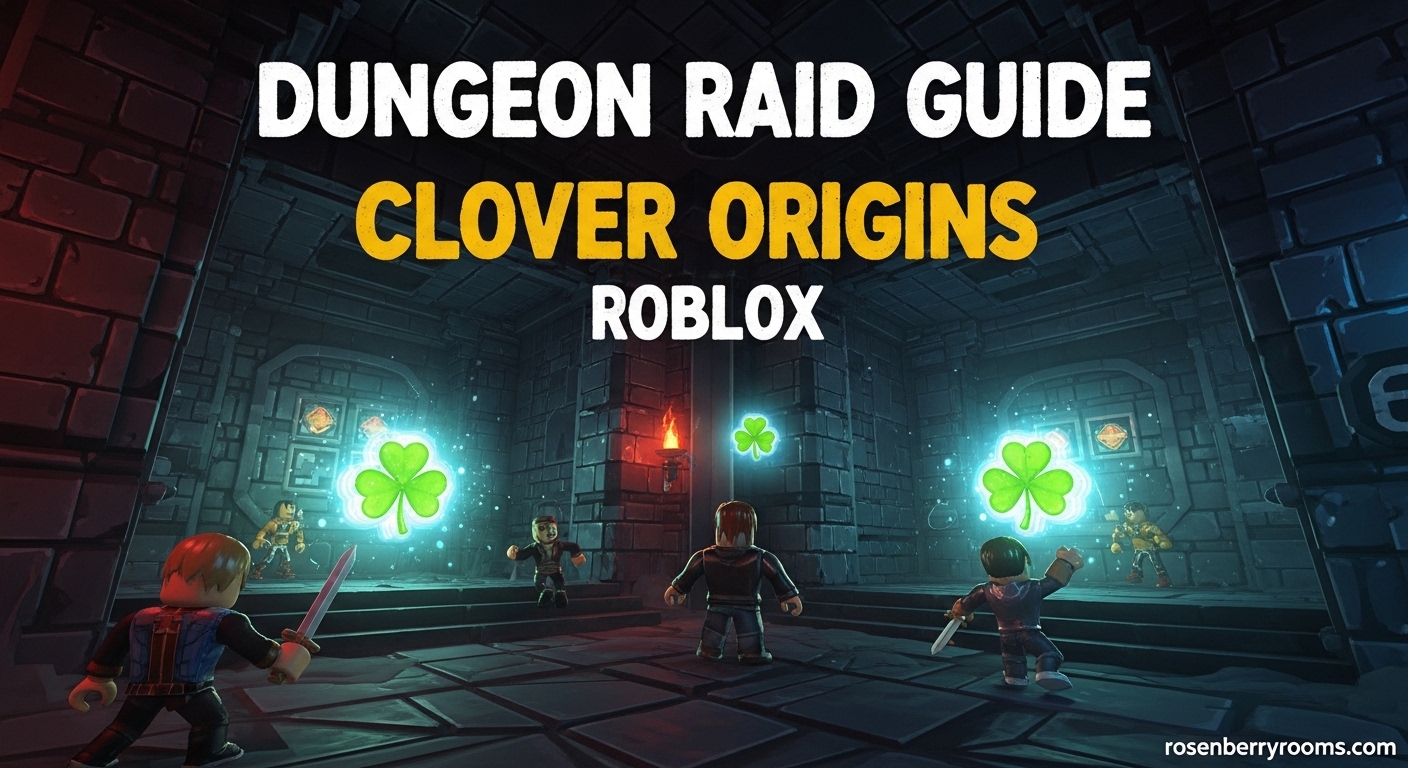 Dungeon Raid Guide Clover Origins Roblox