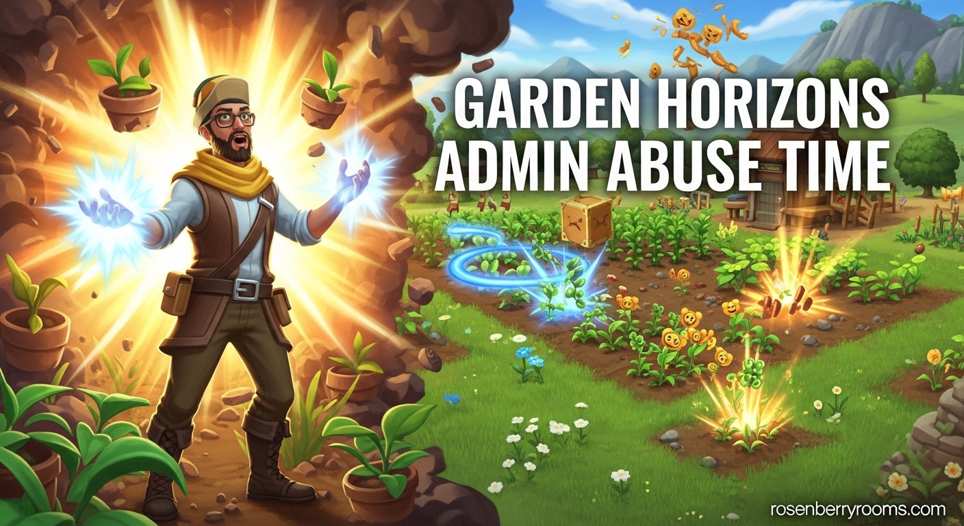 Garden Horizons Admin Abuse Time