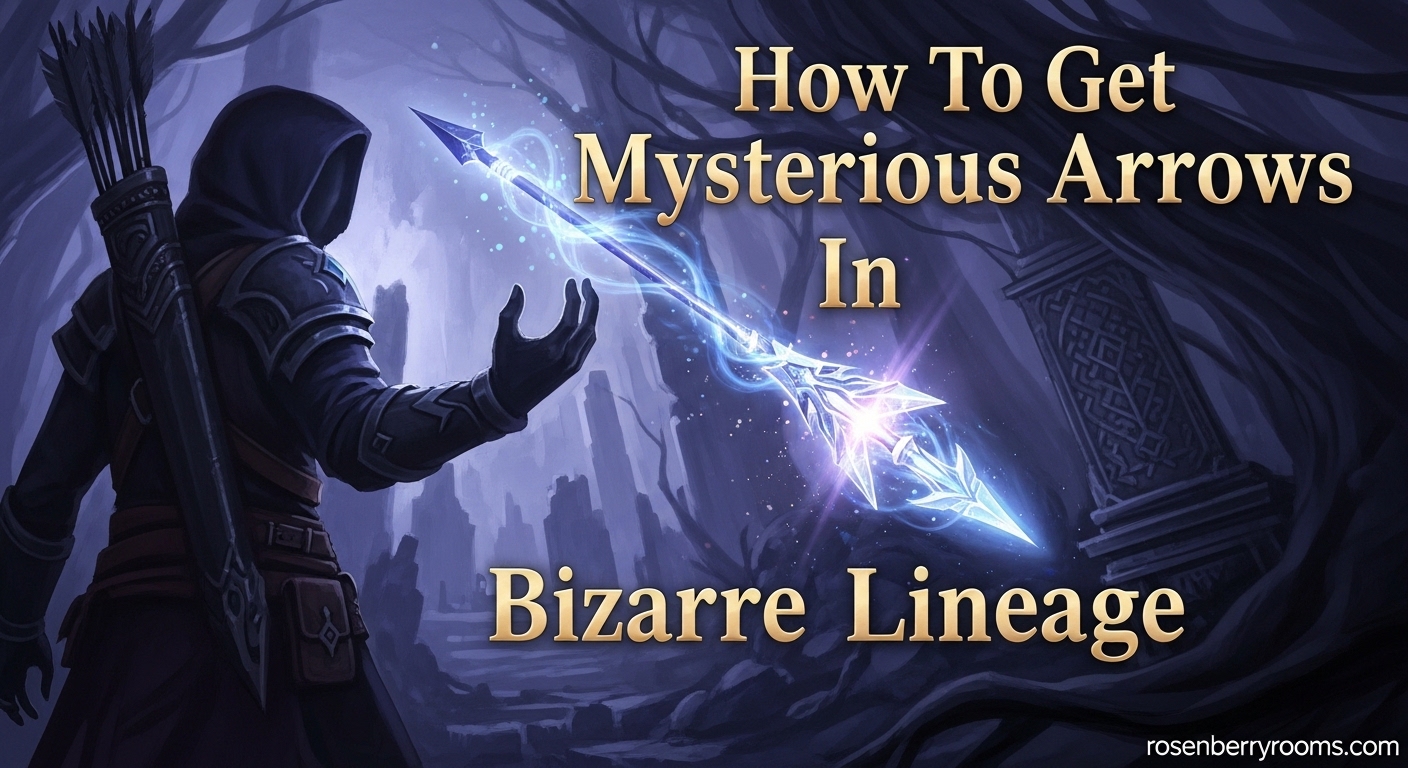 How To Get Mysterious Arrows In Bizarre Lineage
