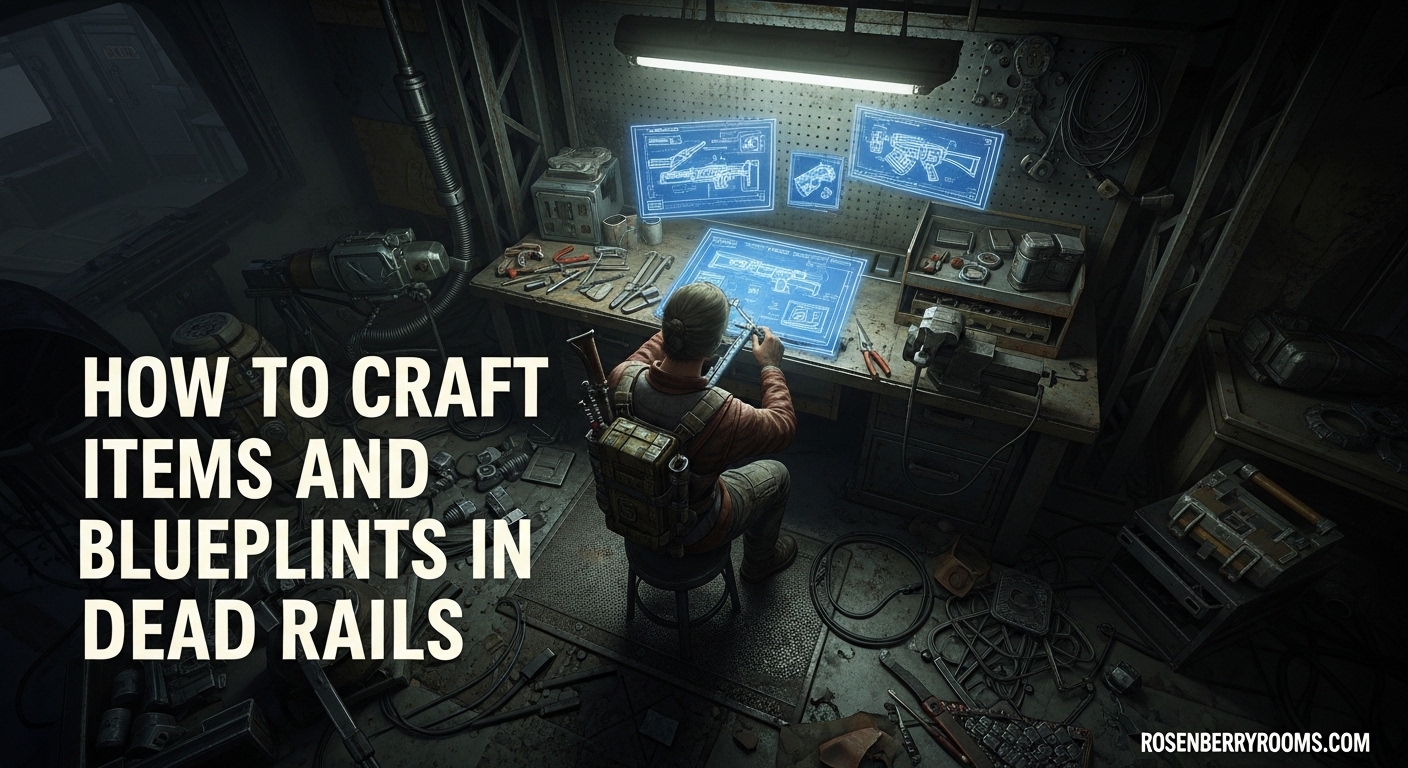 How to Craft Items and Blueprints in Dead Rails