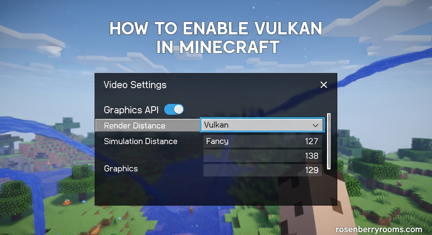 How to Enable Vulkan in Minecraft