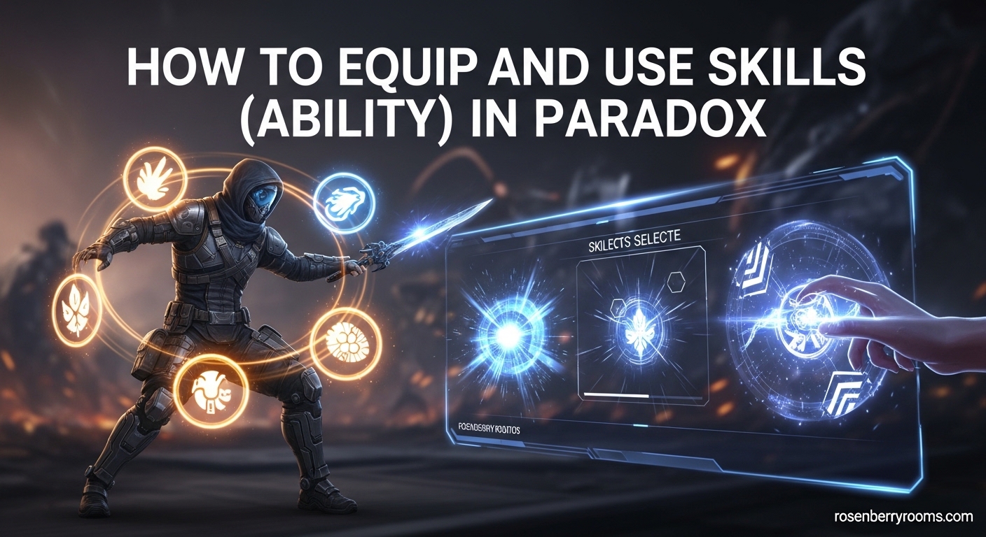 How to Equip and Use Skills (Ability) in Paradox