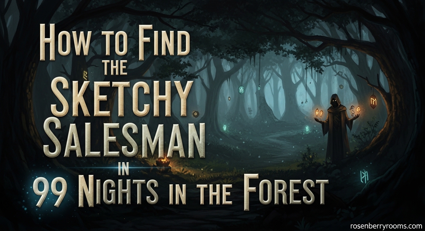 How to Find the Sketchy Salesman in 99 Nights in the Forest