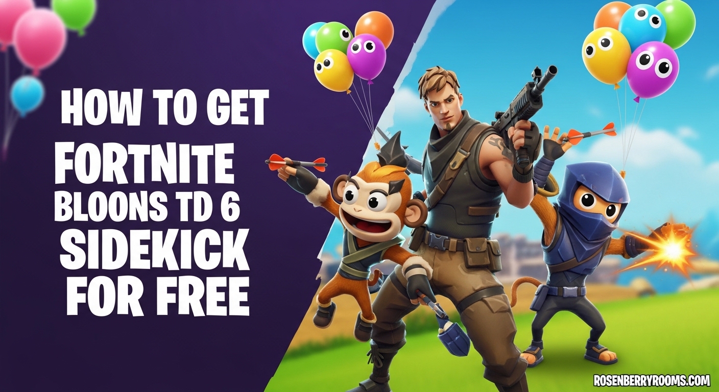 How to Get Fortnite Bloons TD 6 Sidekick for Free