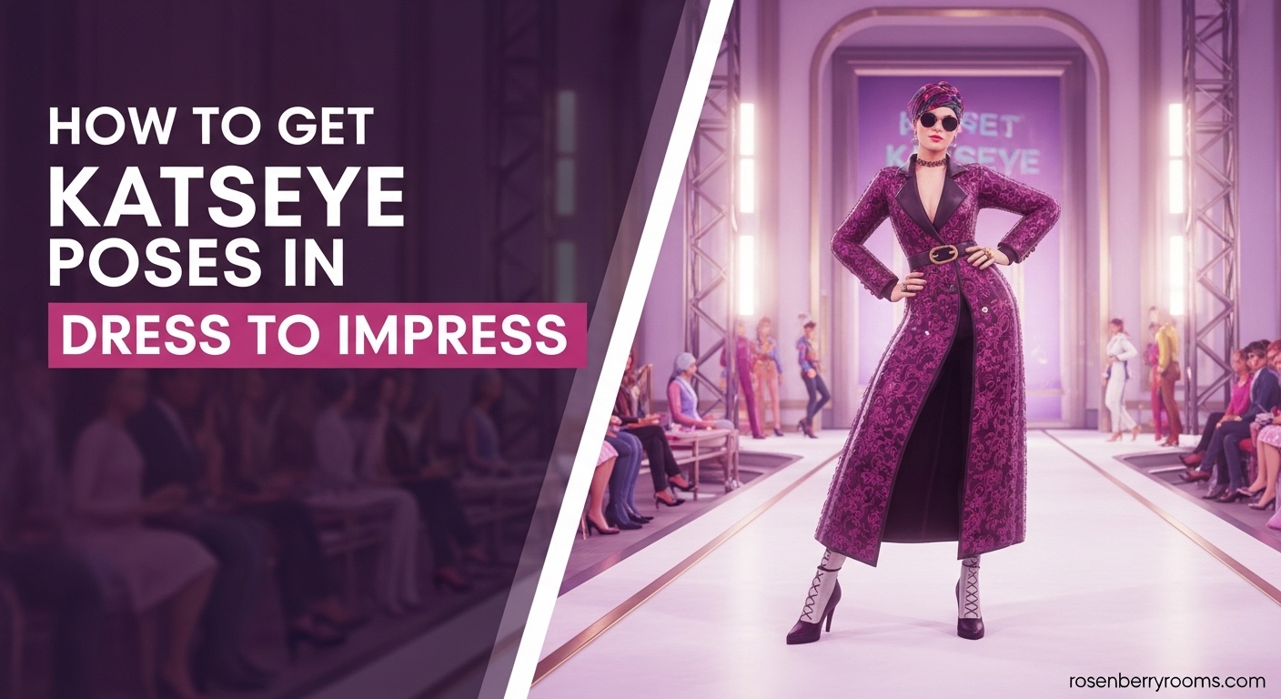 How to Get KATSEYE Poses in Dress to Impress