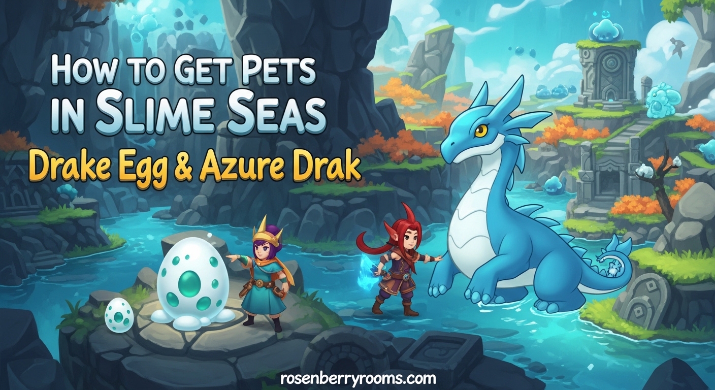 How to Get Pets in Slime Seas Drake Egg & Azure Drake