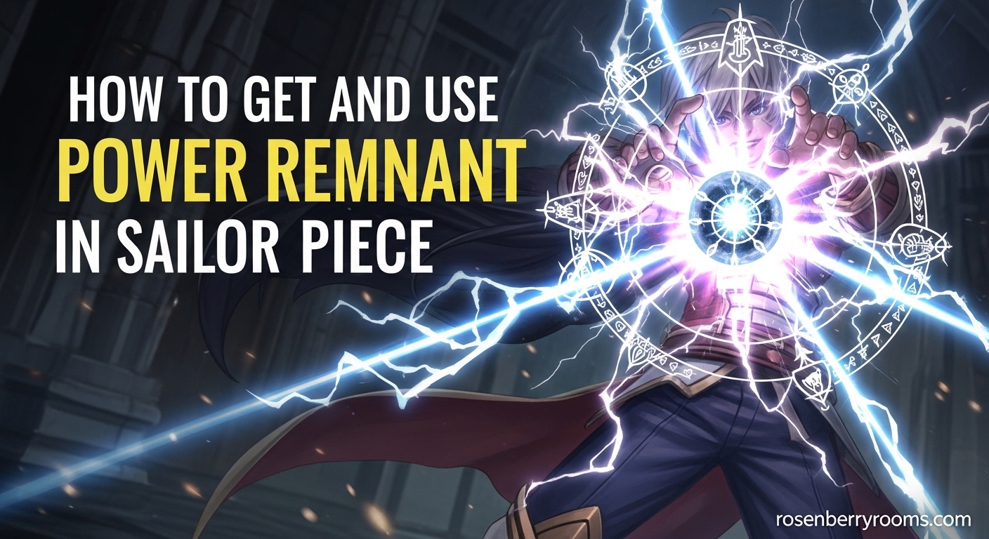 How to Get and Use Power Remnant in Sailor Piece