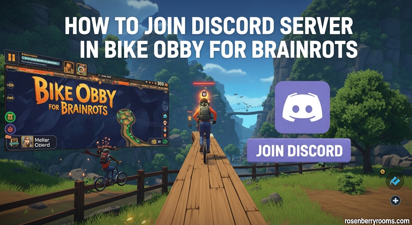 How to Join Discord Server in Bike Obby For Brainrots