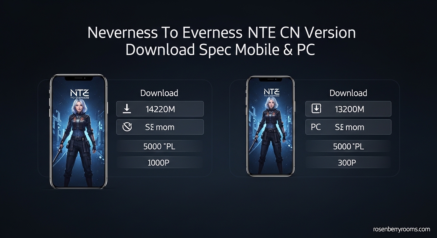 Neverness to Everness NTE CN Version Download Spec Mobile & PC