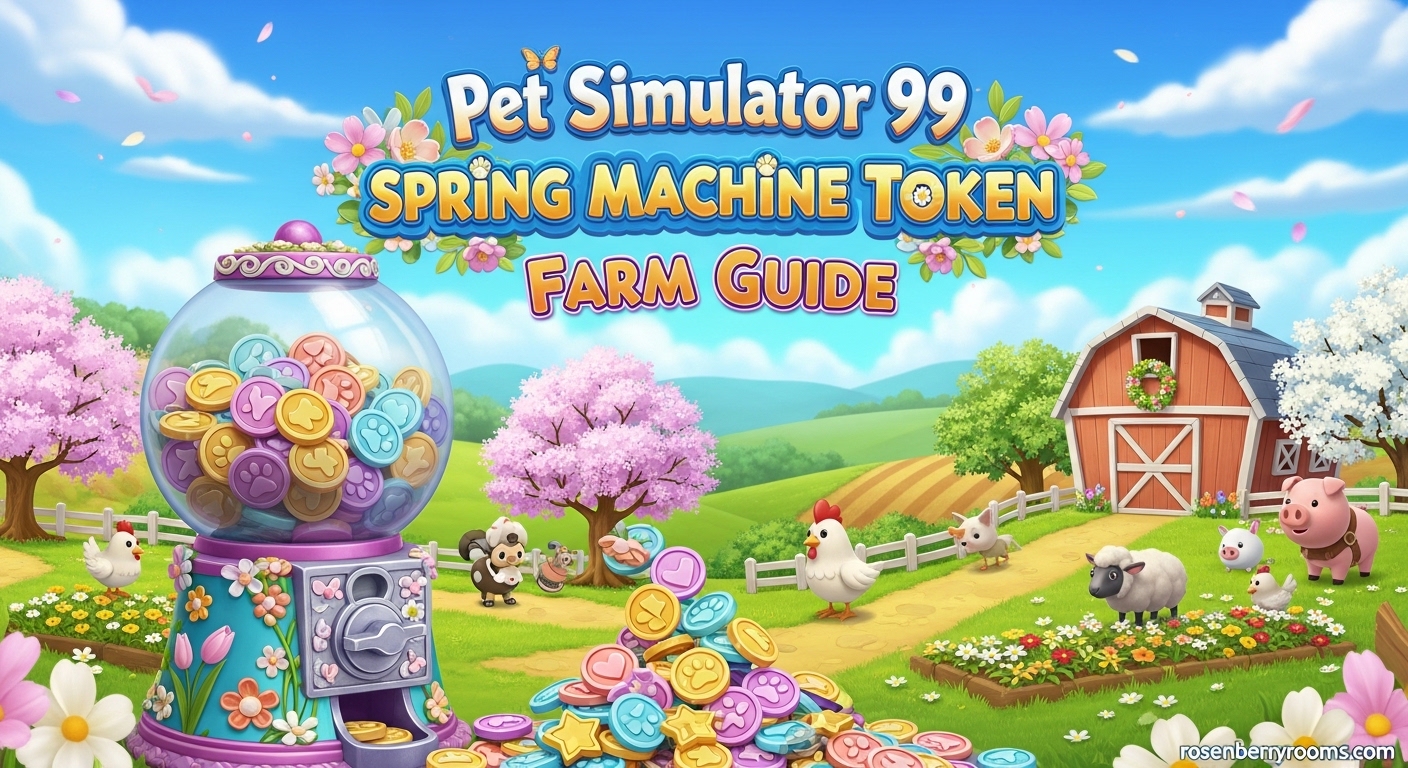 Pet Simulator 99 Spring Machine Token Farm Guide