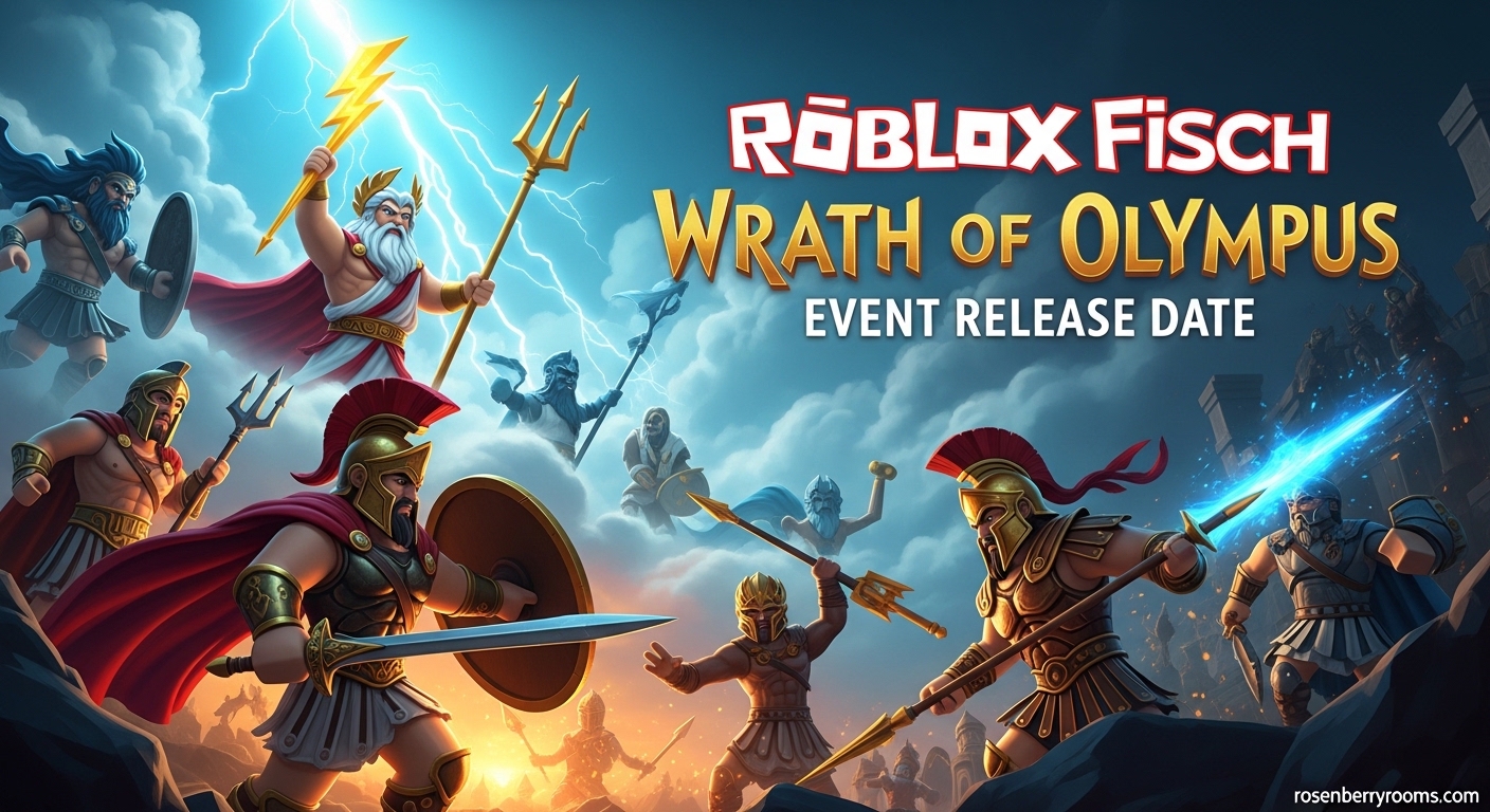 Roblox Fisch Wrath of Olympus Event Release Date