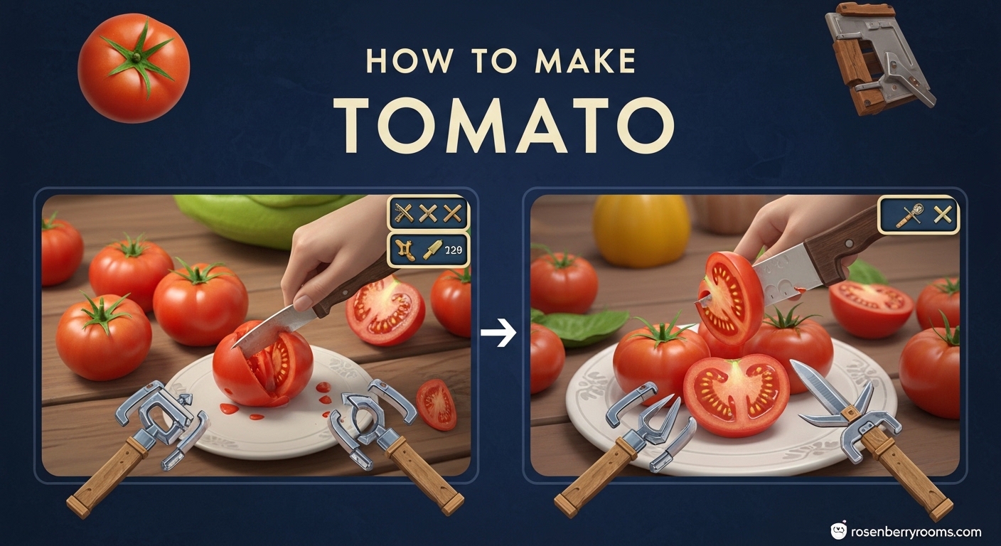 Tomato Rose Tartlets