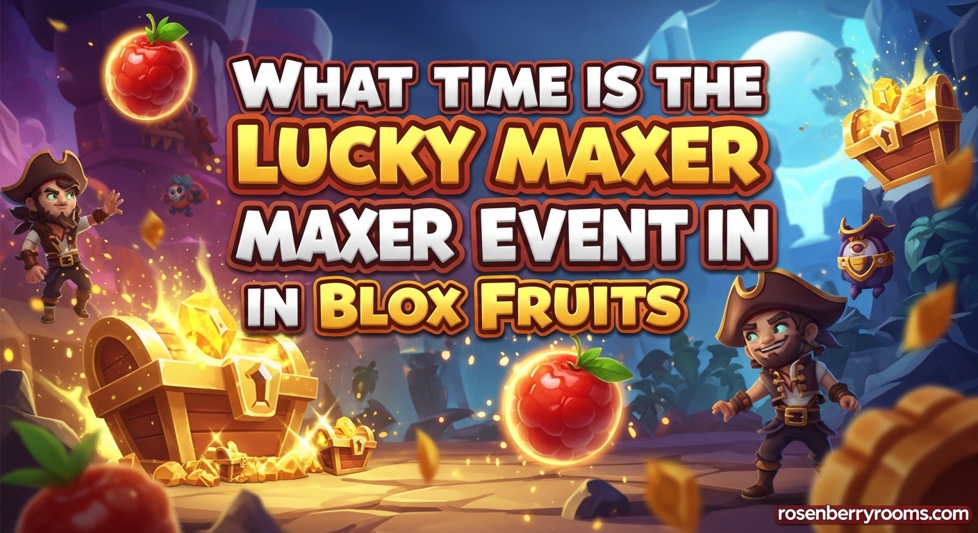 What Time is the Lucky Maxer Event in Blox Fruits