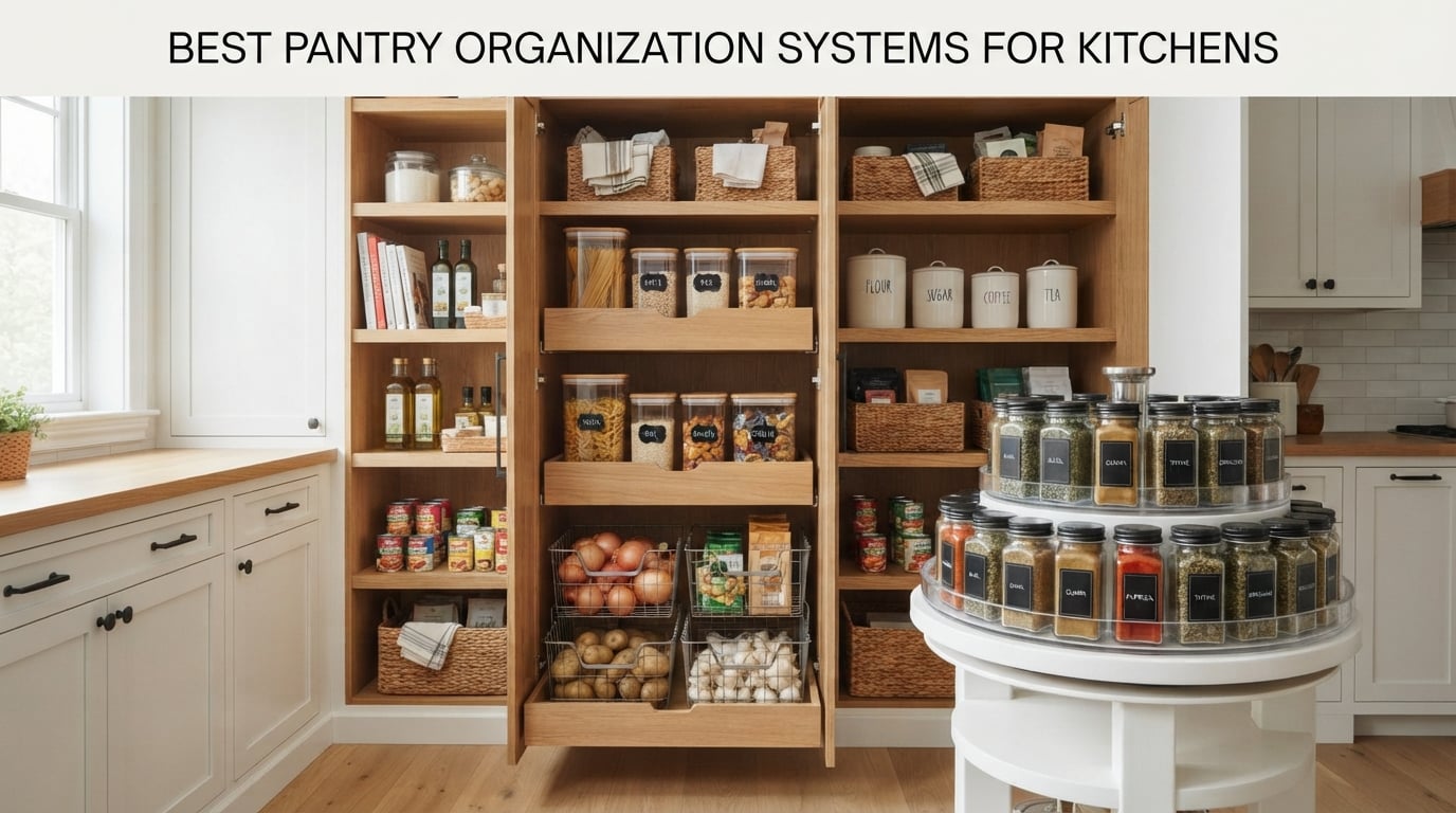 best pantry organization systems for kitchens