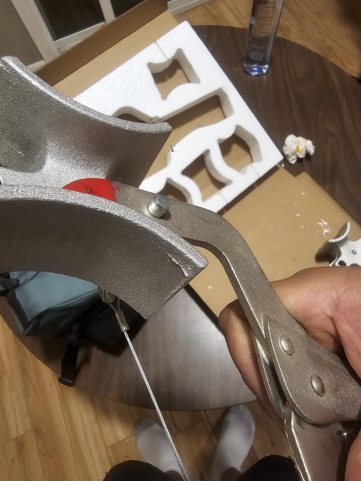 Sawyer Welder's 3rd Hand, Portable Pipe Clamp Alignment Tool for Butt Welds | 1 1/2