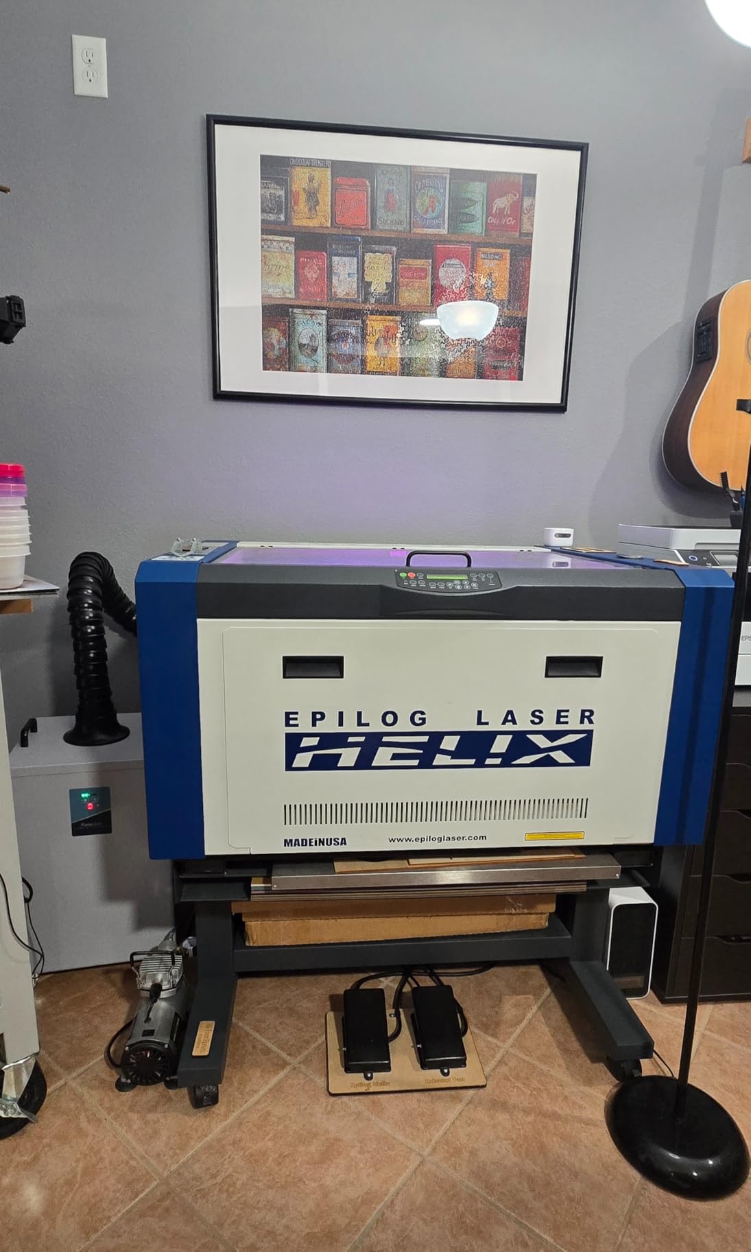 FumeClear FC-2004 Fume Extractor For 20-80W P/S/M/F Laser Engraver & Cutter | 248CFM Powerful Suction Fume & Odor Removal With Remote For Large Laser Welding, 3D/DTF Printing & Chemistry Lab, 12 Filters customer photo 2
