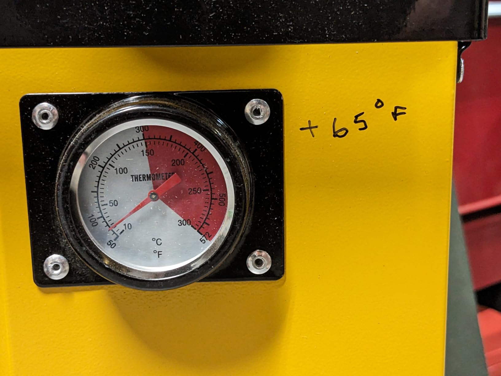 20 Lb Portable Welding Rod Container with Dial Temperature Indication 150°F-300°F, Fits 19 Inch Rods for Low Hydrogen and Stainless Welding Rods (Black Yellow) customer photo 2