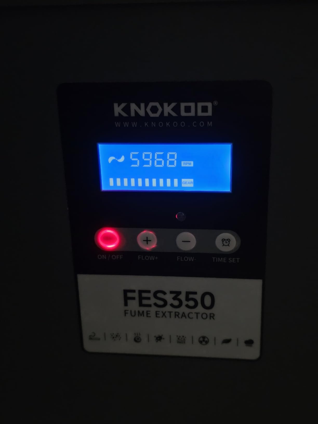 Laser Welding Fume Extractor FES200 Professional Smoke Purifier | HEPA 3-Stage Filter, 6.6 lbs Activated Carbon, VOCs and Odor Removal, 310-330m³/h Airflow, Remote Control Operation customer photo 1
