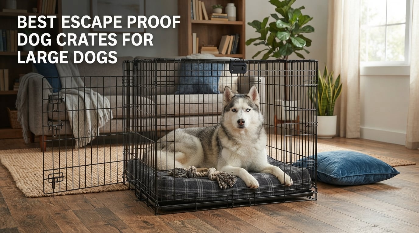 best escape proof dog crates for large dogs