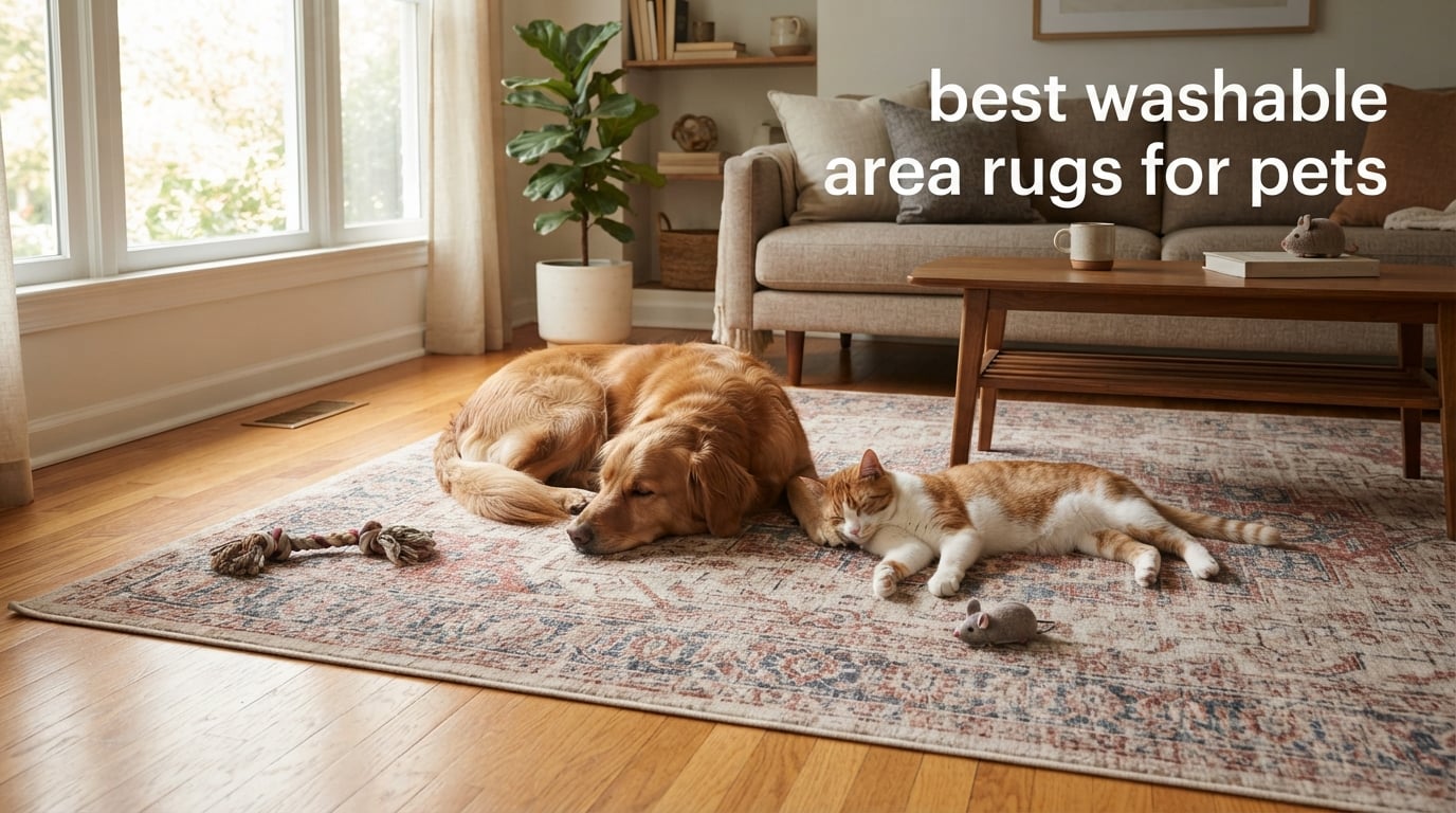 best washable area rugs for pets