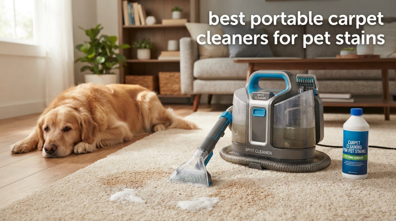 best portable carpet cleaners for pet stains
